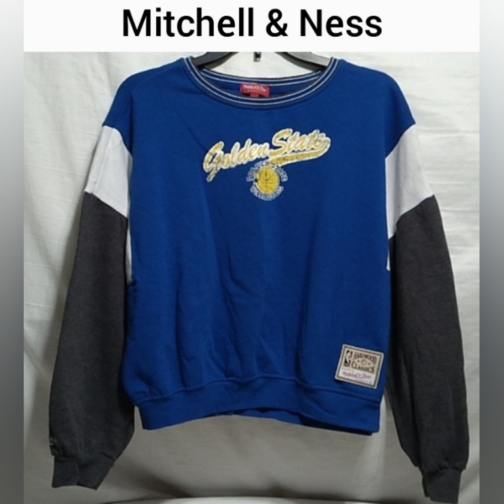 (BX52) SALE! Mitchell & Ness Women's NBA Golden State Philadelphia, PA. Sz.L